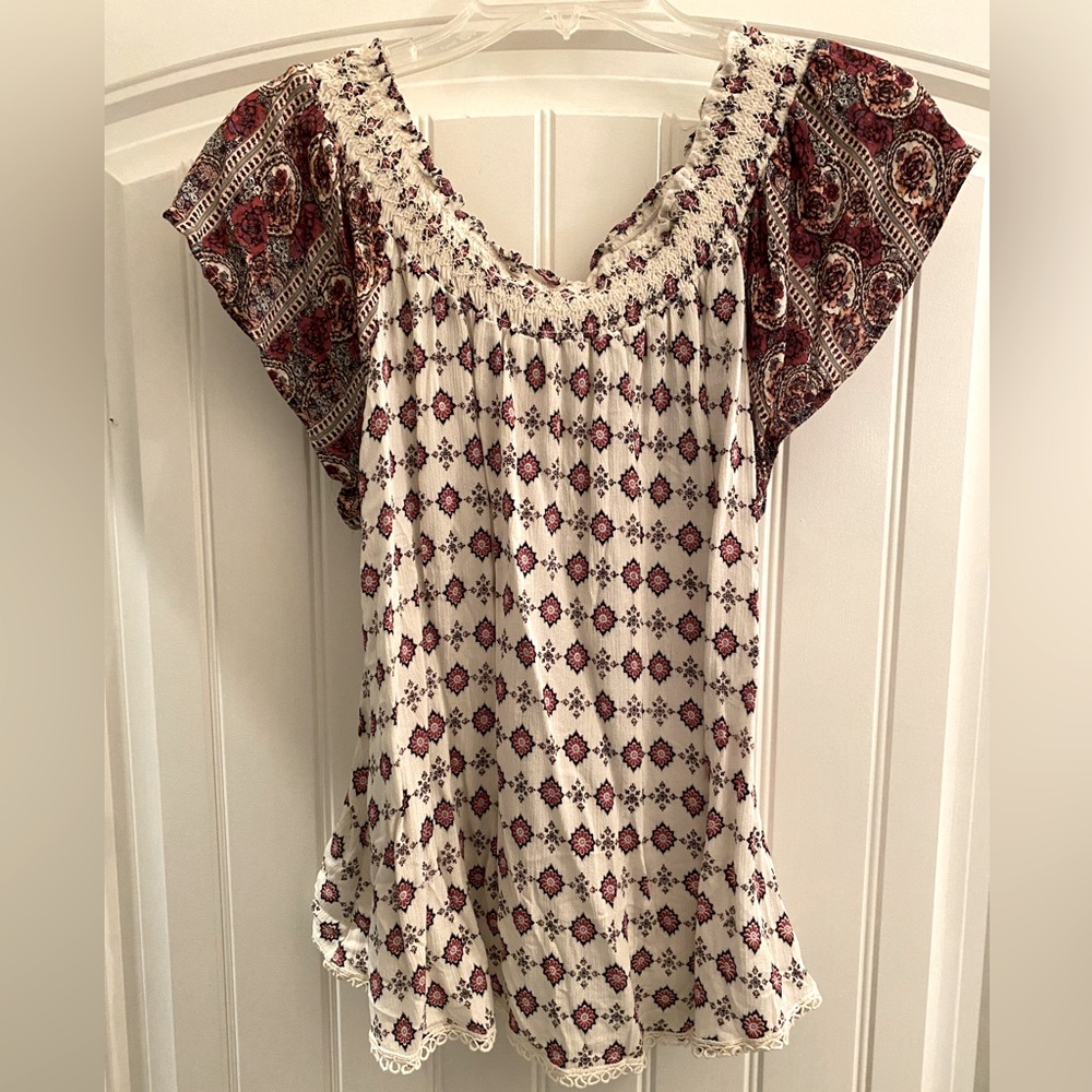 Lightweight Boho shirt L